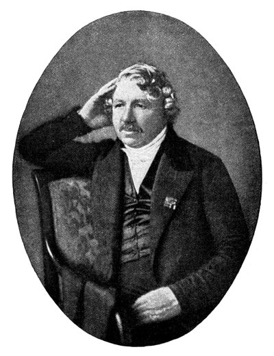 लुई डागेरे 1787-1851, फ्रेंच फोटोग्राफर, 1900 द्वारा अज्ञात