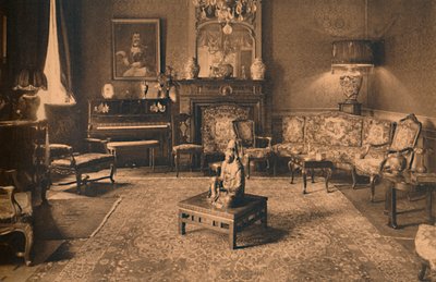 1927 में बेल्जियम के ब्रुसेल्स में क्यूबा दूतावास में लुई XIV कक्ष। द्वारा अज्ञात