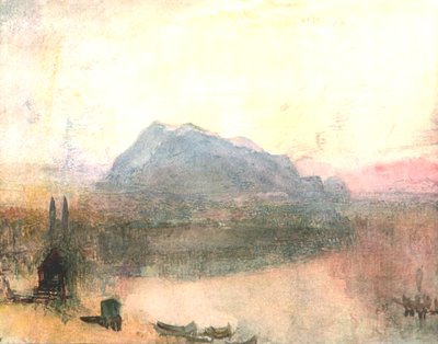 ल्यूसर्न एंड द रिघी: अर्ली डॉन, c1840s, c1900। द्वारा अज्ञात