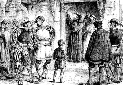 लूथर का प्रोटेस्ट, 1517, 1909 द्वारा अज्ञात