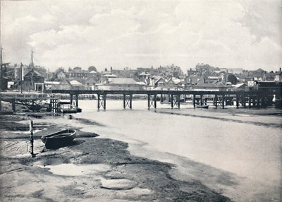 लिमिंगटन - द ब्रिज एंड द टाउन, फ्रॉम द रिवर, 1895 द्वारा अज्ञात