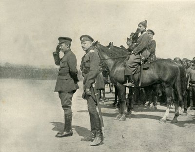 एम। केरेन्स्की सैल्यूटिंग द ट्रूप्स, जुलाई 1917, 1919। द्वारा अज्ञात