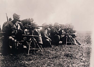 मशीन गनर, c1914-c1918 द्वारा अज्ञात