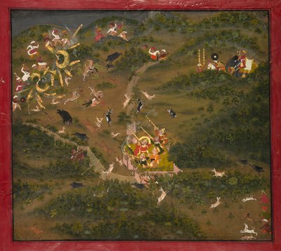 Maharaja Jagat Singh Hunting, 1734-1751.  द्वारा अज्ञात
