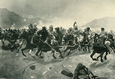 माईवांड - सेविंग द गन्स, 1901। द्वारा अज्ञात