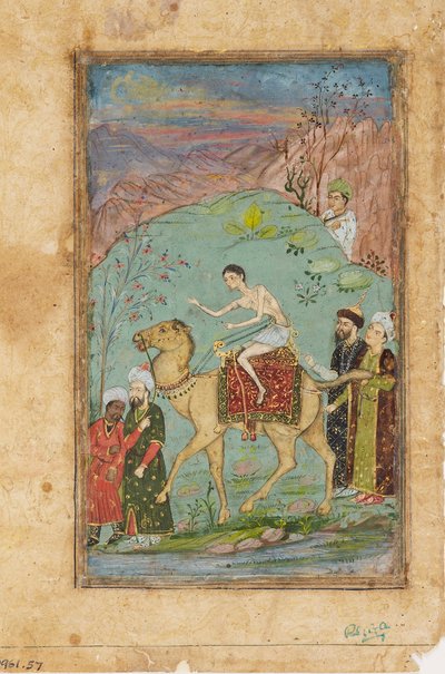 ऊँट पर मजनूं, 19वीं सदी द्वारा अज्ञात