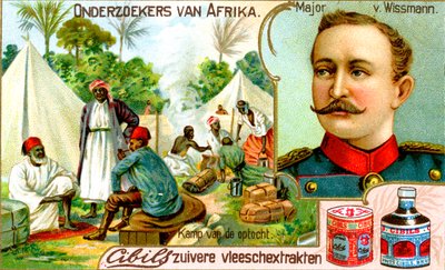 मेजर वॉन विस्मन, जर्मन सैनिक, c1900 द्वारा अज्ञात