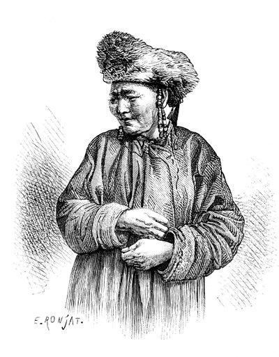 मांचू महिला, सी 1890 द्वारा अज्ञात