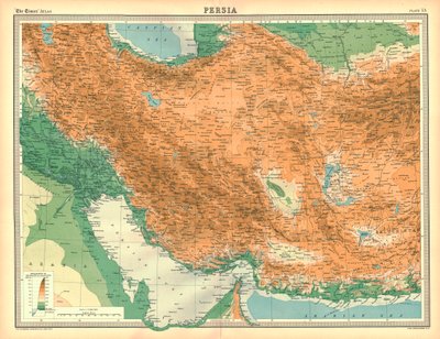 फारस का नक्शा द्वारा अज्ञात