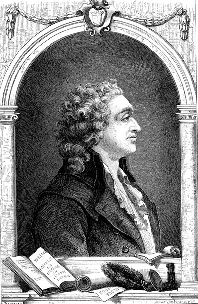 मारकिस डे कोंडोरसेट 1743-1798, फ्रांसीसी प्रबुद्धता दार्शनिक और समाजशास्त्री, 1874 द्वारा अज्ञात