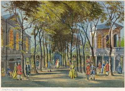 मैरीलेबोन गार्डन, लंदन, 1778 द्वारा अज्ञात