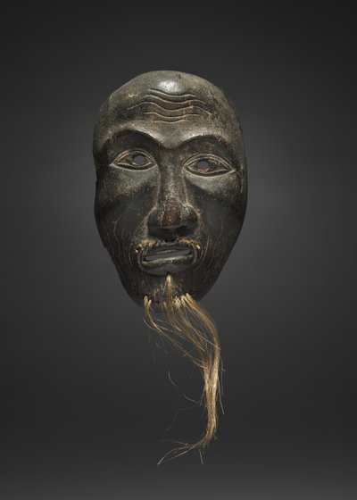 एक बुजुर्ग का मुखौटा, 1600s। द्वारा अज्ञात