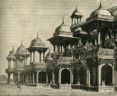 अकबर, सिकंदरा का मकबरा, 1890। द्वारा अज्ञात