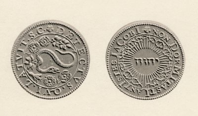 गनपाउडर प्लॉट, 1605, 1904 की खोज के लिए पदक द्वारा अज्ञात