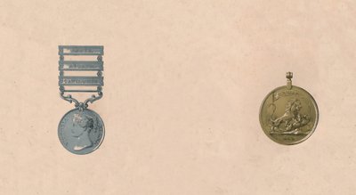 भारत में लड़ाई के लिए पदक, c1911 वीं शताब्दी द्वारा अज्ञात