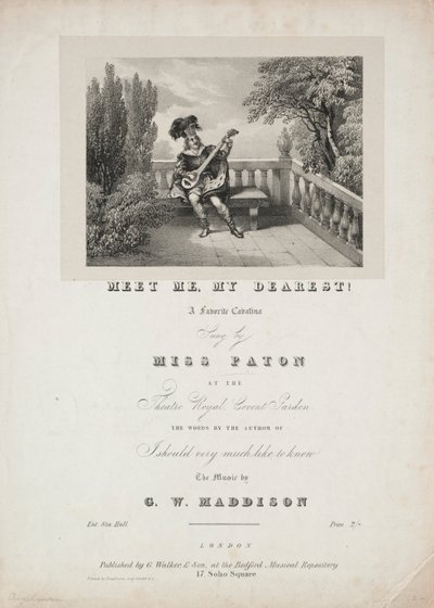 मी मी, माई डियर !, 1800s। द्वारा अज्ञात