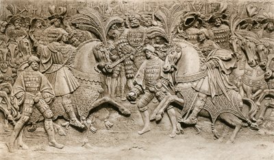 हेनरी VIII और फ्रांसिस I की मुलाकात, द फील्ड ऑफ क्लॉथ ऑफ गोल्ड, 1520, 1902 में हुई द्वारा अज्ञात