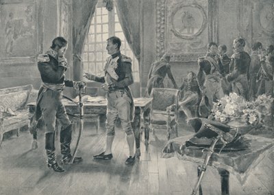 पेरिस में नेपोलियन और टॉल्स्टोई की मुलाकात 1807, 1896 द्वारा अज्ञात