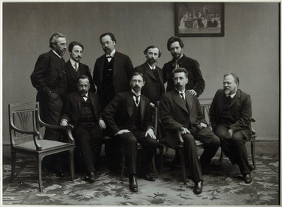 साहित्य समूह Sreda के सदस्य बुधवार, 1910 द्वारा अज्ञात