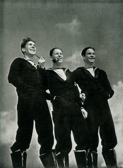 रॉयल नेवी के पुरुष, c1943। द्वारा अज्ञात