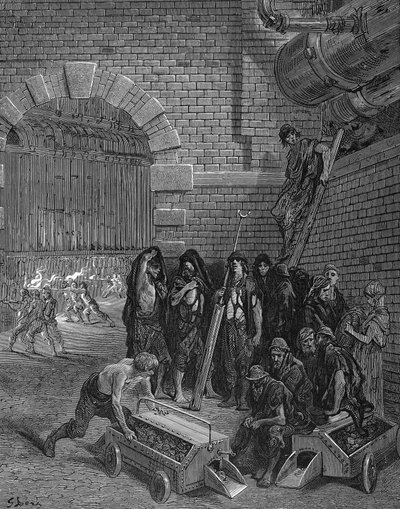 रिटर्न्स, लेम्बेथ गैसवर्क्स, 1872 को चार्ज करने से ब्रेक लेने वाले पुरुष द्वारा अज्ञात