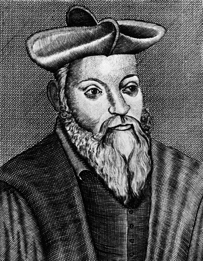 मिशेल नास्त्रेदमस 1503-1556, फ्रांसीसी चिकित्सक और ज्योतिषी, 17 वीं शताब्दी द्वारा अज्ञात