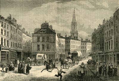 मध्य पंक्ति, सेंट गिल्स, 1838 के बारे में, 1881। द्वारा अज्ञात