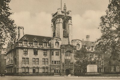 वेस्टमिंस्टर के प्राचीन अभयारण्य की साइट पर मिडलसेक्स गिल्डहॉल, c1935। द्वारा अज्ञात