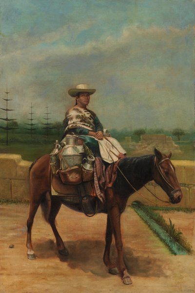 मिल्क वुमन, सीए. 1890-1892. द्वारा अज्ञात