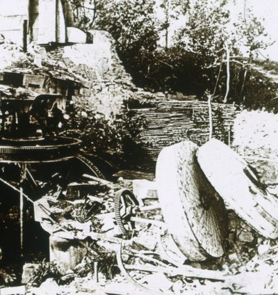 वोवरे, फ्रांस में मिल, c1914-c1918 द्वारा अज्ञात