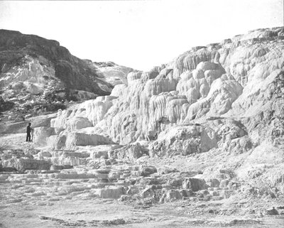 मिनर्वा टेरेस, येलोस्टोन पार्क, यूएसए, c1900। द्वारा अज्ञात