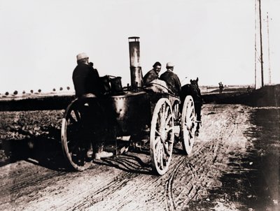 मोबाइल रसोई, लाइन के ऊपर जा रहा है, c1914-c1918 द्वारा अज्ञात