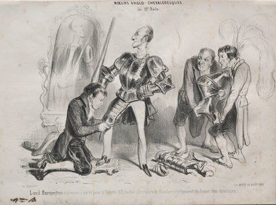 एंग्लो-chivalrous सीमा शुल्क, 1839। द्वारा अज्ञात