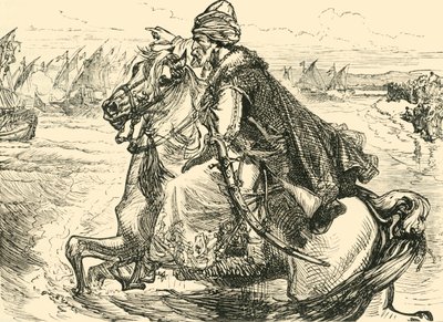 मोहम्मद द्वितीय ने अपने सीमेन को प्रोत्साहित करते हुए, 1890। द्वारा अज्ञात