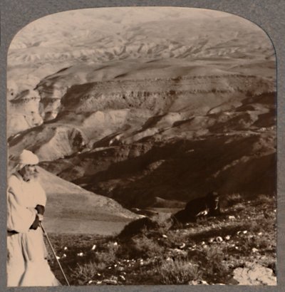 मूसा ने वादा भूमि का दृश्य, c1900 द्वारा अज्ञात