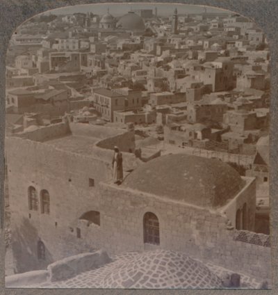 यरुशलम का मॉस्लेम क्वार्टर, इंग्लिश स्कूल से, c1900 द्वारा अज्ञात