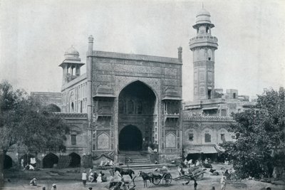 वज़ीर खान की मस्जिद, लाहौर, c1942 द्वारा अज्ञात