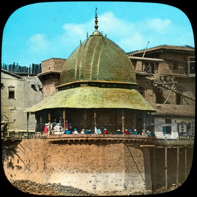 मस्जिद एक सुनहरा छत के साथ, भारत, 19 वीं सदी के अंत या 20 वीं सदी की शुरुआत में द्वारा अज्ञात