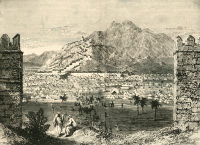 1890 में मक्का के पास माउंट अराफात। द्वारा अज्ञात
