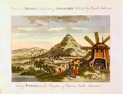 माउंट पोटोसी, बोलीविया, c1788। द्वारा अज्ञात