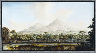 माउंट वेसुवियस, किंगडम ऑफ़ नेपल्स, c 1767 द्वारा अज्ञात