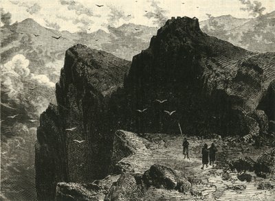 एपिरस में माउंटेन सीन, 1890। द्वारा अज्ञात