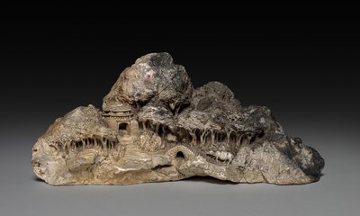 पर्वत और लैंडस्केप, 1800s। द्वारा अज्ञात