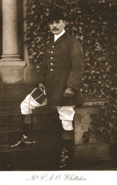 श्री पीएओ व्हिटेकर, 1911। द्वारा अज्ञात