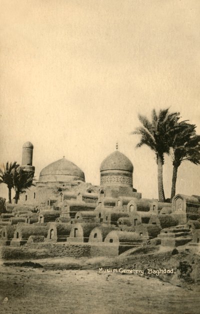 मुस्लिम कब्रिस्तान, बगदाद, c1918-c1939। द्वारा अज्ञात