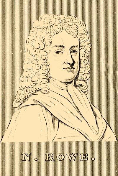 एन। रोवे, 1674-1718, 1830। द्वारा अज्ञात