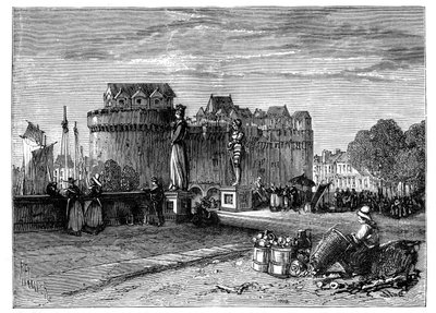 नैनटेस, लॉयर पर, फ्रांस, c1890 द्वारा अज्ञात