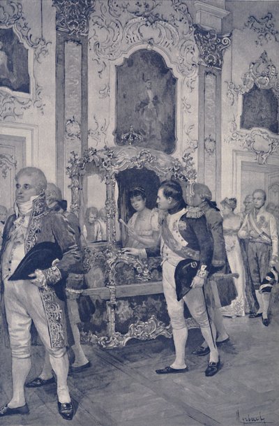 नेपोलियन और ऑस्ट्रिया की महारानी ड्रेसडेन, 1812, 1896 में। द्वारा अज्ञात