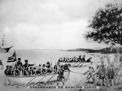 नार्सिसो लोपेज 1850, Cardenas में लैंडिंग द्वारा अज्ञात