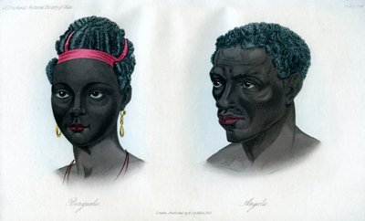 बेंगुएला और अंगोला के मूल निवासी, 1848 द्वारा अज्ञात